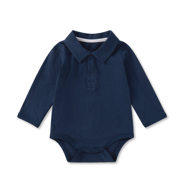 pureborn Baby Boys Bodysuit Long Sleeve Soft Cotton Romper One-piece Outfit