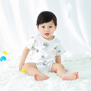 Pureborn Baby Cartoon Bees Bodysuit