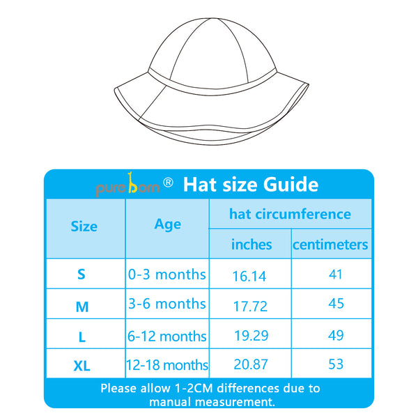 Pureborn Newborn Baby Elephant Bucket Hat