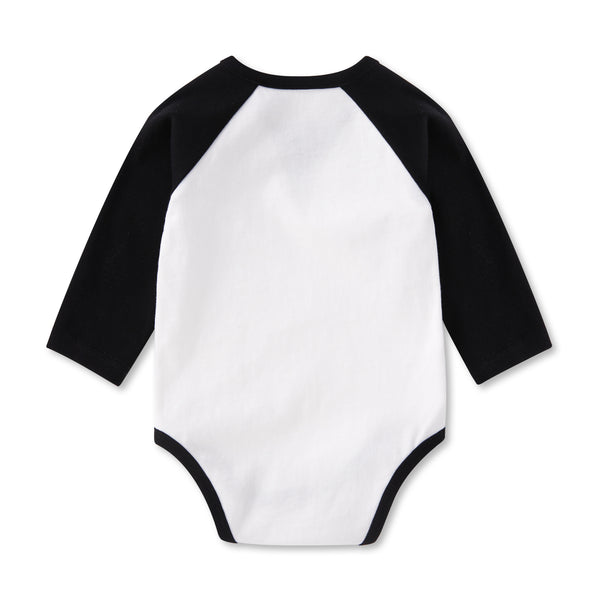 pureborn Baby Boys Bodysuit Raglan Sleeve Soft Cotton Romper One-piece Outfit