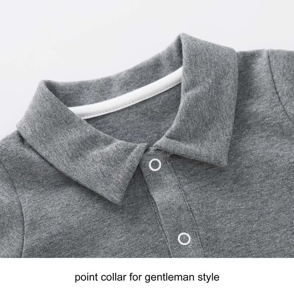 pureborn Baby Boys Bodysuit Long Sleeve Soft Cotton Romper One-piece Outfit