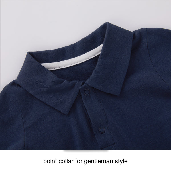 pureborn Baby Boys Bodysuit Long Sleeve Soft Cotton Romper One-piece Outfit