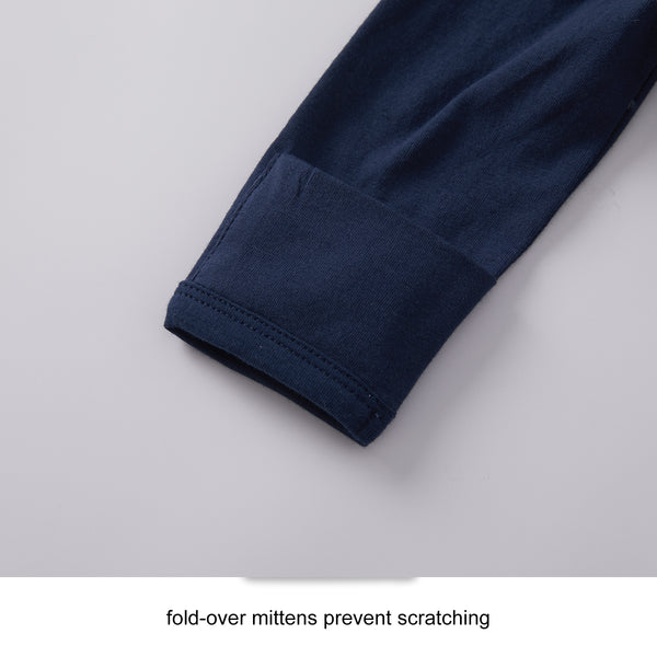 pureborn Baby Boys Bodysuit Long Sleeve Soft Cotton Romper One-piece Outfit