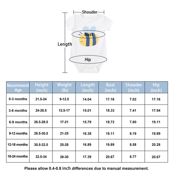 pureborn 2-Pack Baby Bodysuit