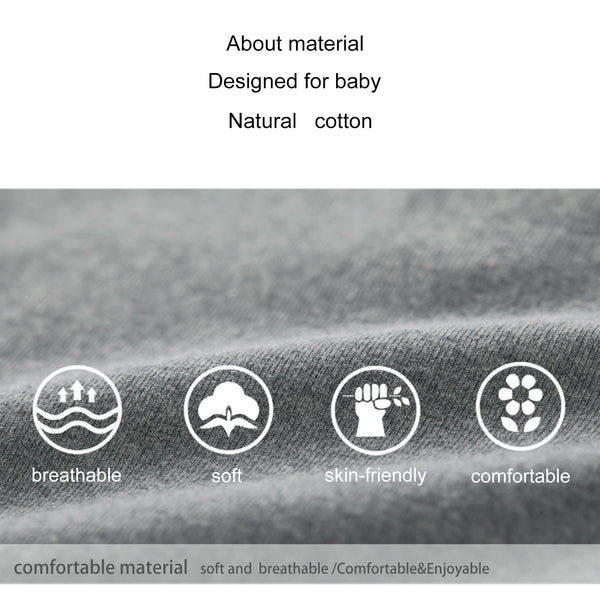 pureborn Baby Boys Bodysuit Long Sleeve Soft Cotton Romper One-piece Outfit