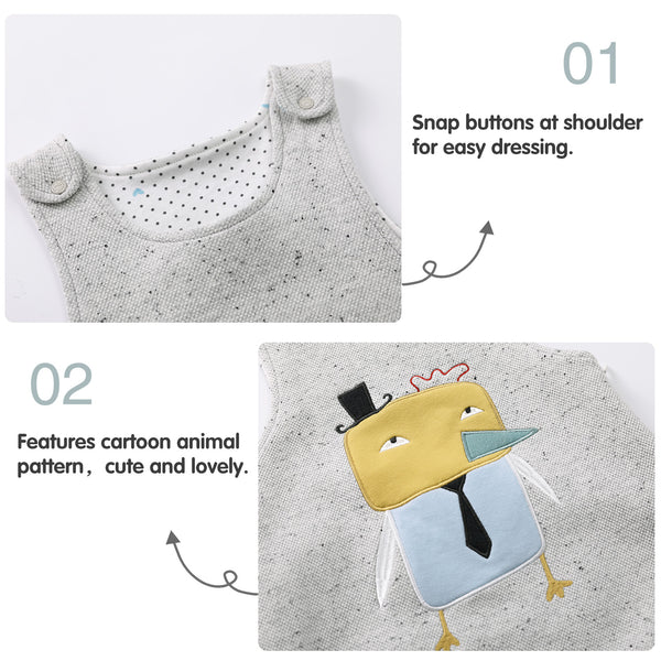 Pureborn Toddler Boys Cartoon Baby Overalls