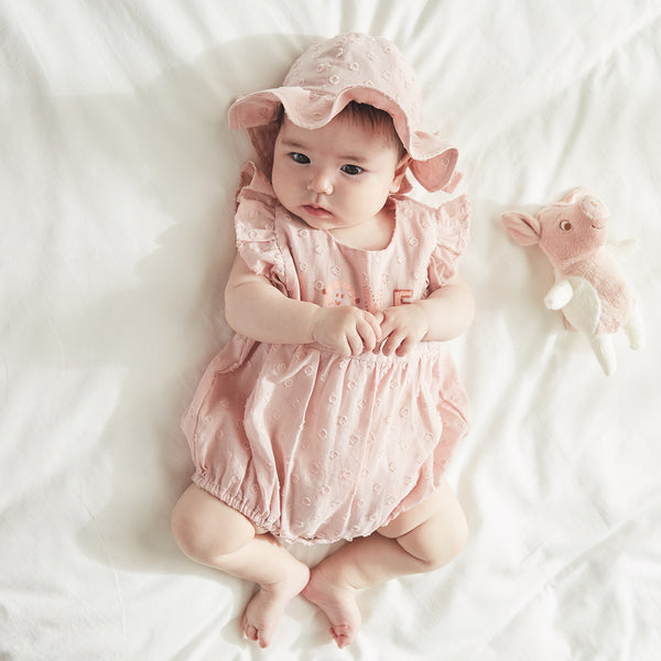 Pureborn Baby Girl Bodysuit with "Love"