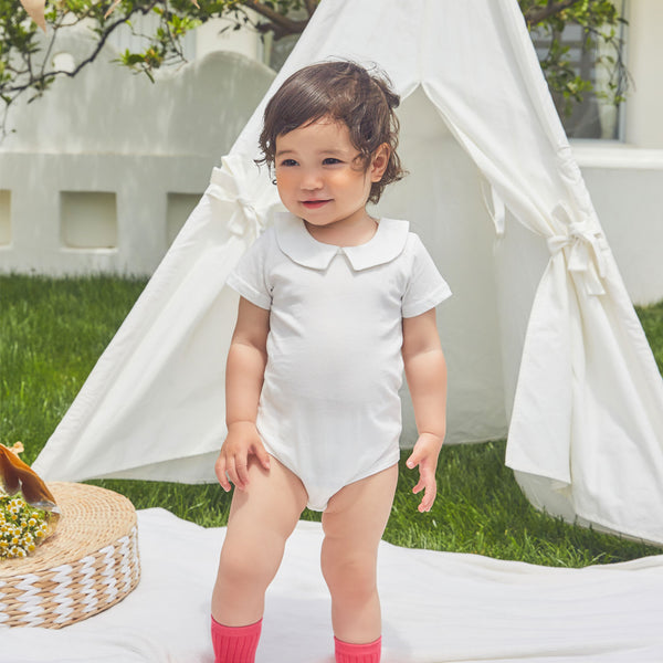 pureborn Baby Boys Girls Organic Cotton Bodysuits 0-24 Months