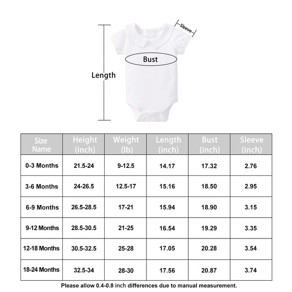 pureborn Baby Boys Girls Organic Cotton Bodysuits 0-24 Months