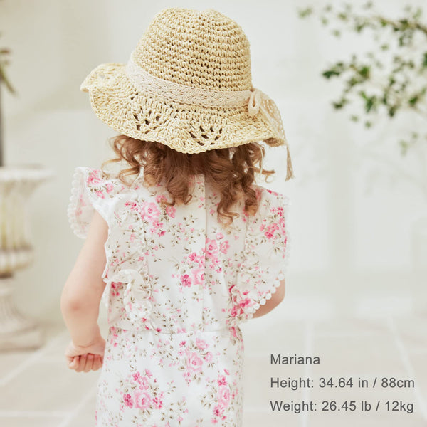 pureborn Baby Toddler Girl's Straw Hat