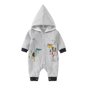 Pureborn Baby Boy Animal Party Jumpsuit