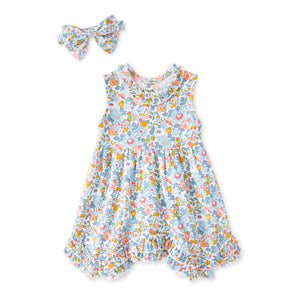 bonbonPomme Baby Girl Dress with Headband