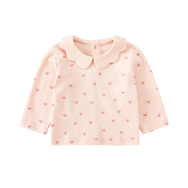 Pureborn Girl Ruffle Printed Blouse