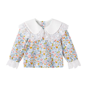 pureborn Baby Girls Blouses Infant Long Sleeve Cotton Spring Autumn Tops