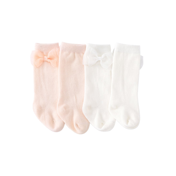 Pureborn Baby Girl Socks with Bowknot