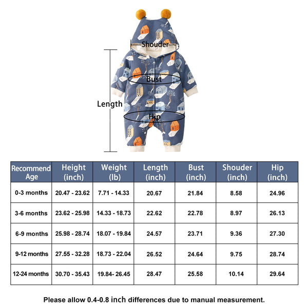 Pureborn Cartoon Prints Jumpsuits