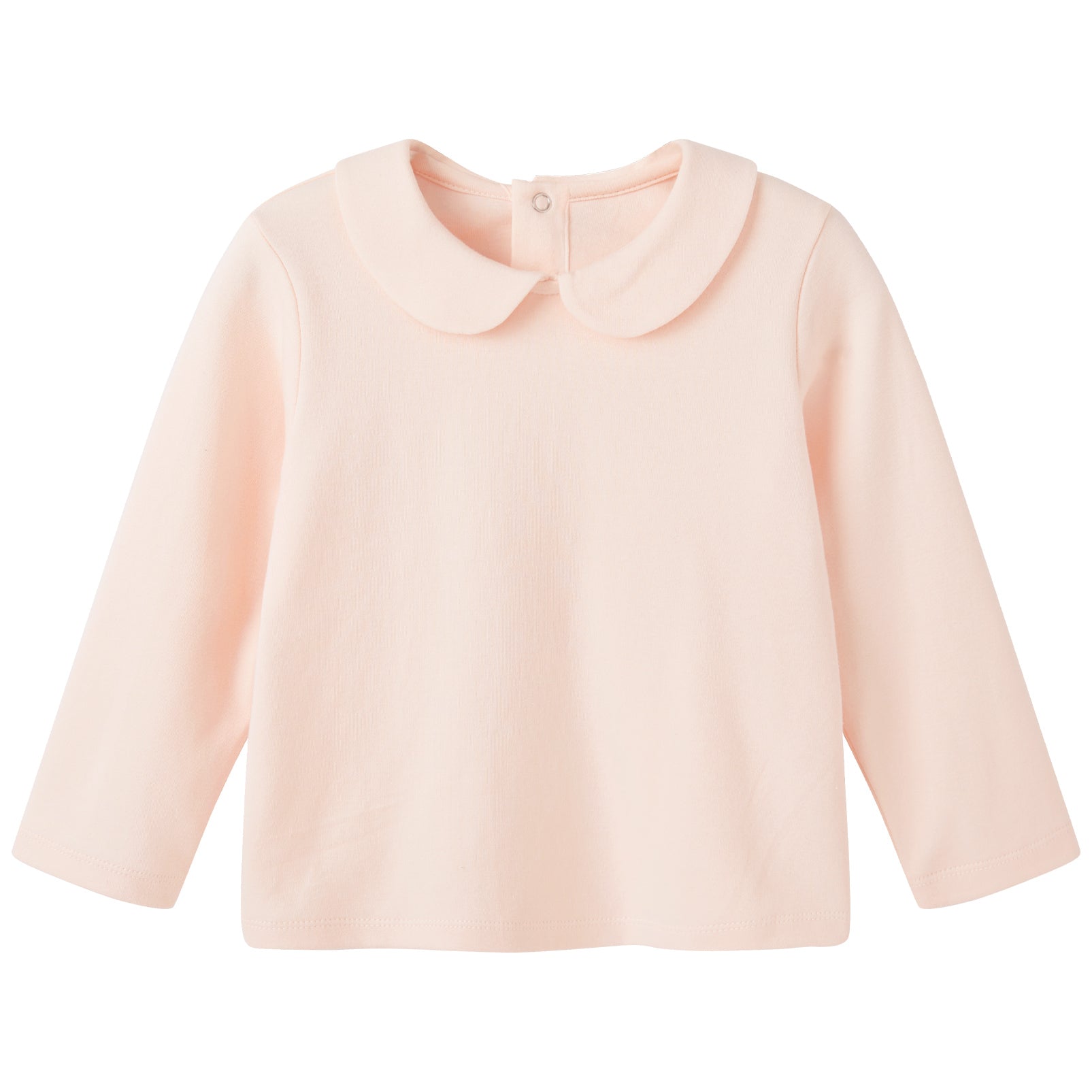 pureborn Toddler Girls Blouse Peter-pan Collar Long Sleeve Tee Shirt Cotton Shirt