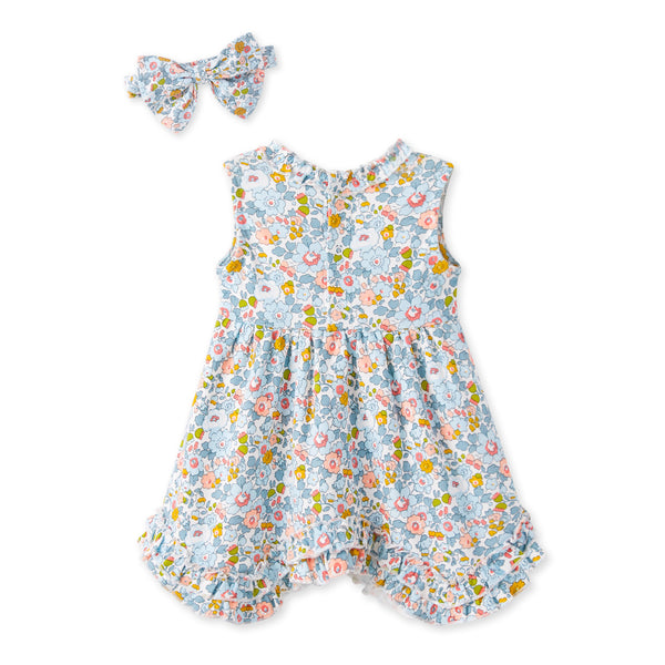 bonbonPomme Baby Girl Dress with Headband