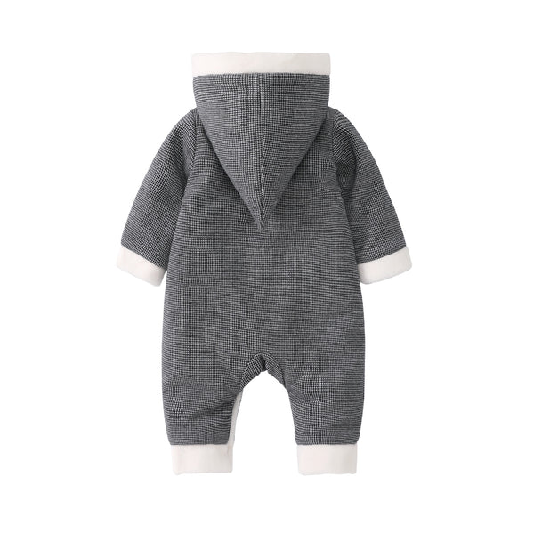 Pureborn Baby Houndstooth Pramsuit