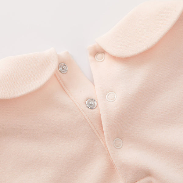 pureborn Toddler Girls Blouse Peter-pan Collar Long Sleeve Tee Shirt Cotton Shirt