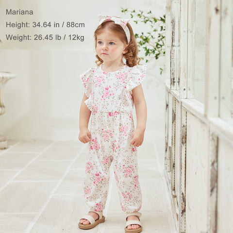 Baby Girls Adorable Outfit Pockets Bib Pants + Flowers - Temu