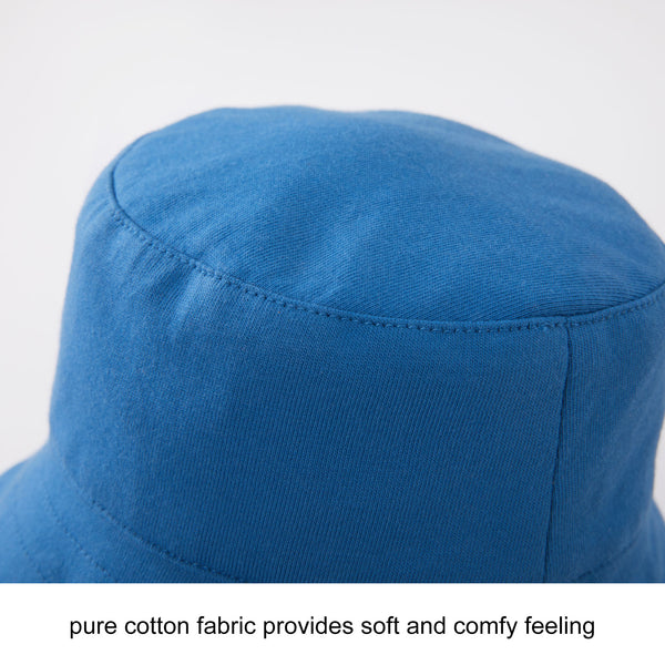 pureborn Baby Reversible Hat Infant Boys Bucket Hat Sun Protection Breathable Cotton Cap