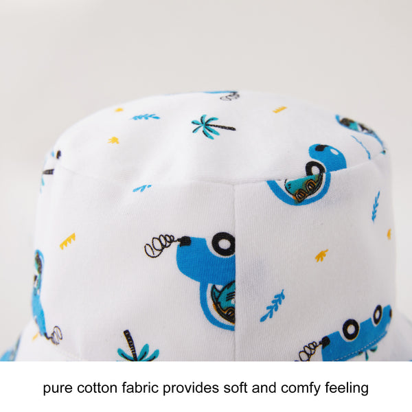 pureborn Baby Boys Sun Hat Sun Protection Bucket Hat Cotton Cap