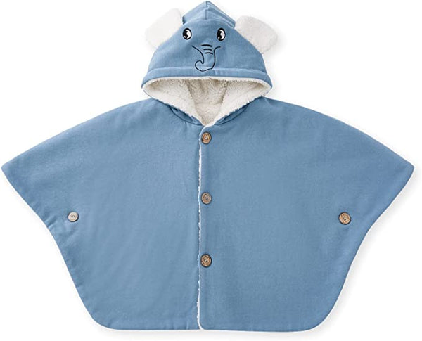 pureborn Baby Boys Hooded Cape Cloak Winter Fall Warm Outwear Poncho