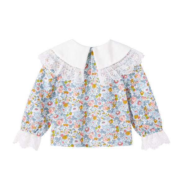 pureborn Baby Girls Blouses Infant Long Sleeve Cotton Spring Autumn Tops