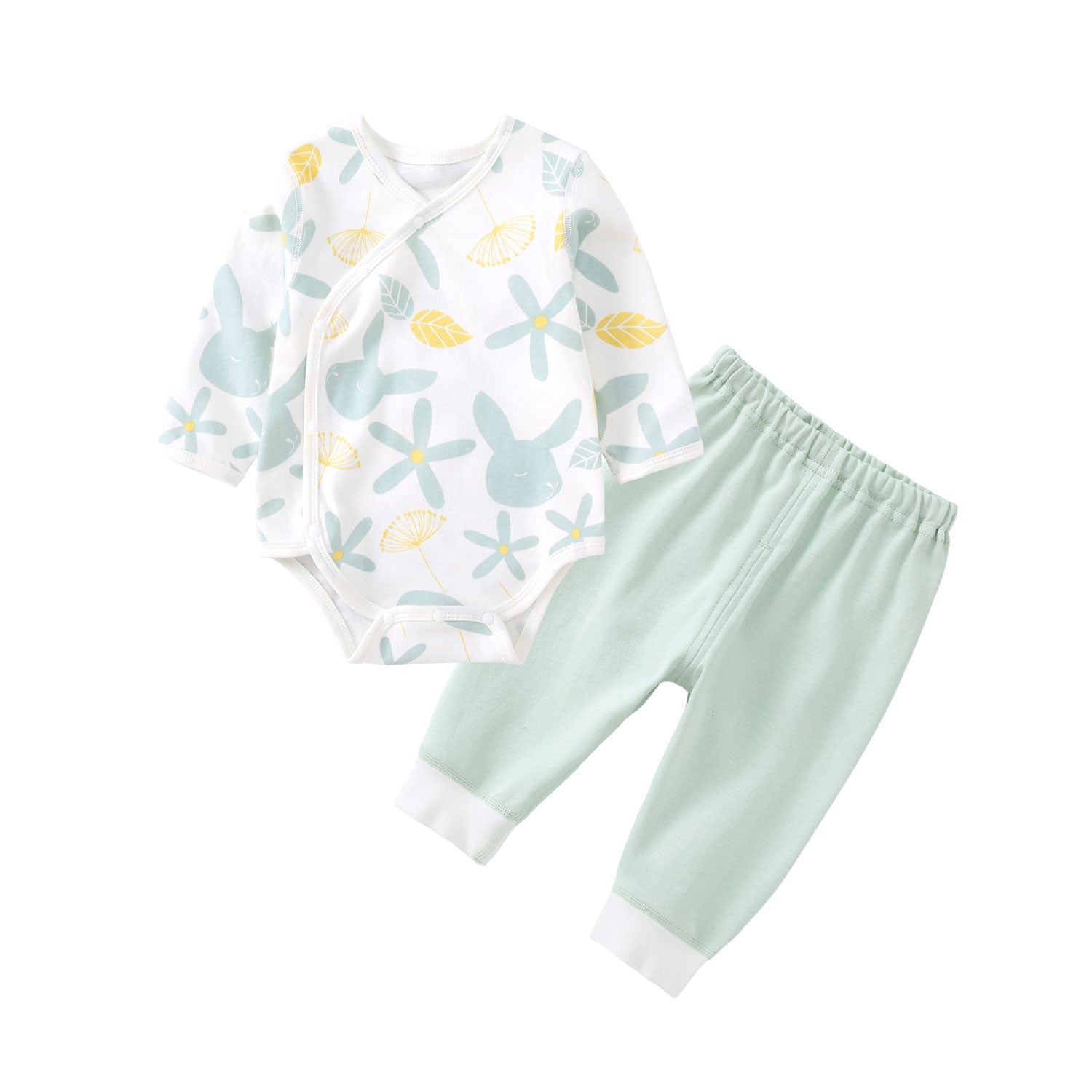 Pureborn 2 Pcs Colorful Print Clothing Set