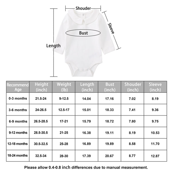 Pureborn Newborn Unisex Baby Basic Bodysuit