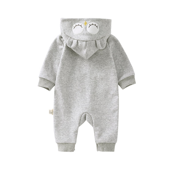 Pureborn Newborn Hooded Jumpsuit