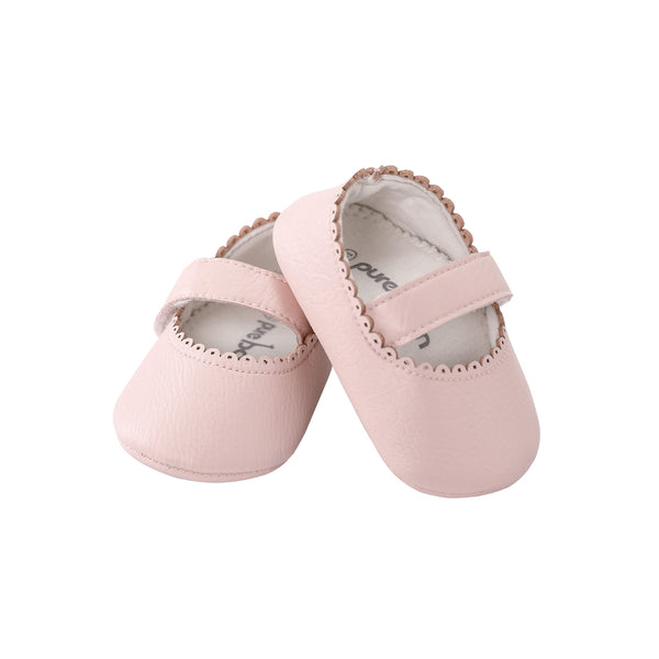 Pureborn Baby Leather Crib Shoes