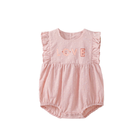 Pureborn Baby Girl Bodysuit with "Love"