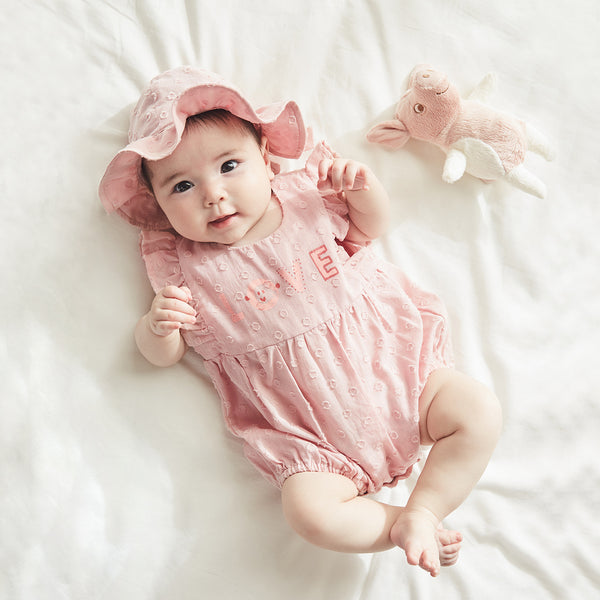 Pureborn Baby Girl Bodysuit with "Love"
