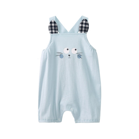 Pureborn Newborn Baby Boy Cartoon Overall Romper