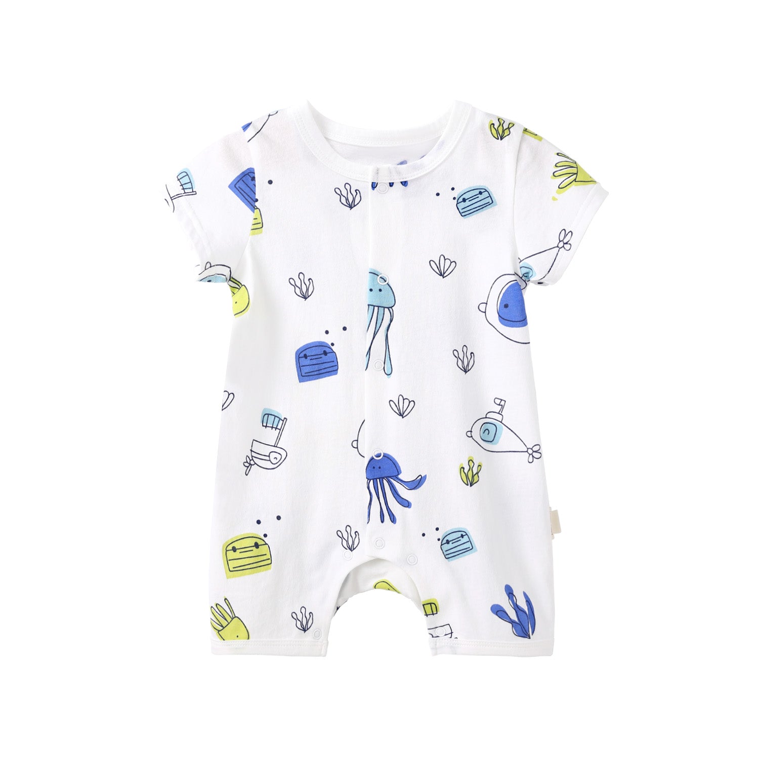 Pureborn Prints Cotton Baby Romper