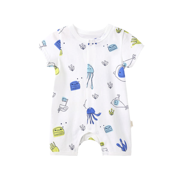 Pureborn Prints Cotton Baby Romper