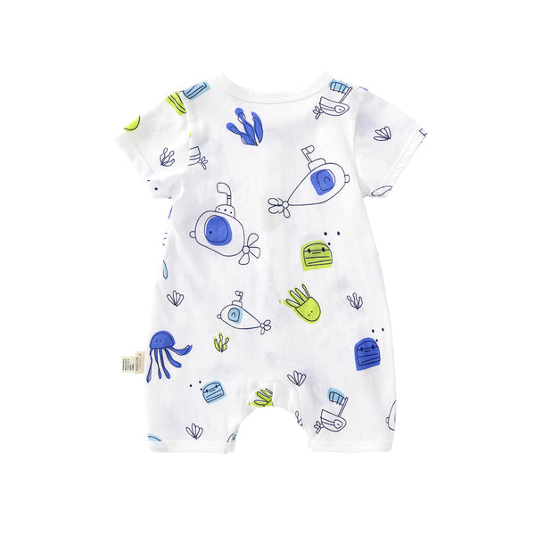 Pureborn Prints Cotton Baby Romper