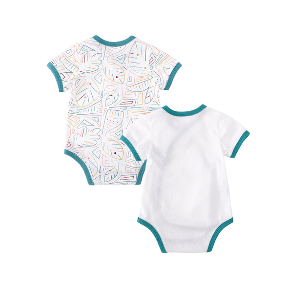 Pureborn 2 Pack Newborn Baby Bodysuit