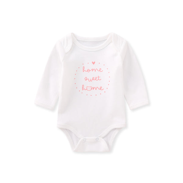 pureborn Baby Girls Bodysuits Long Sleeve