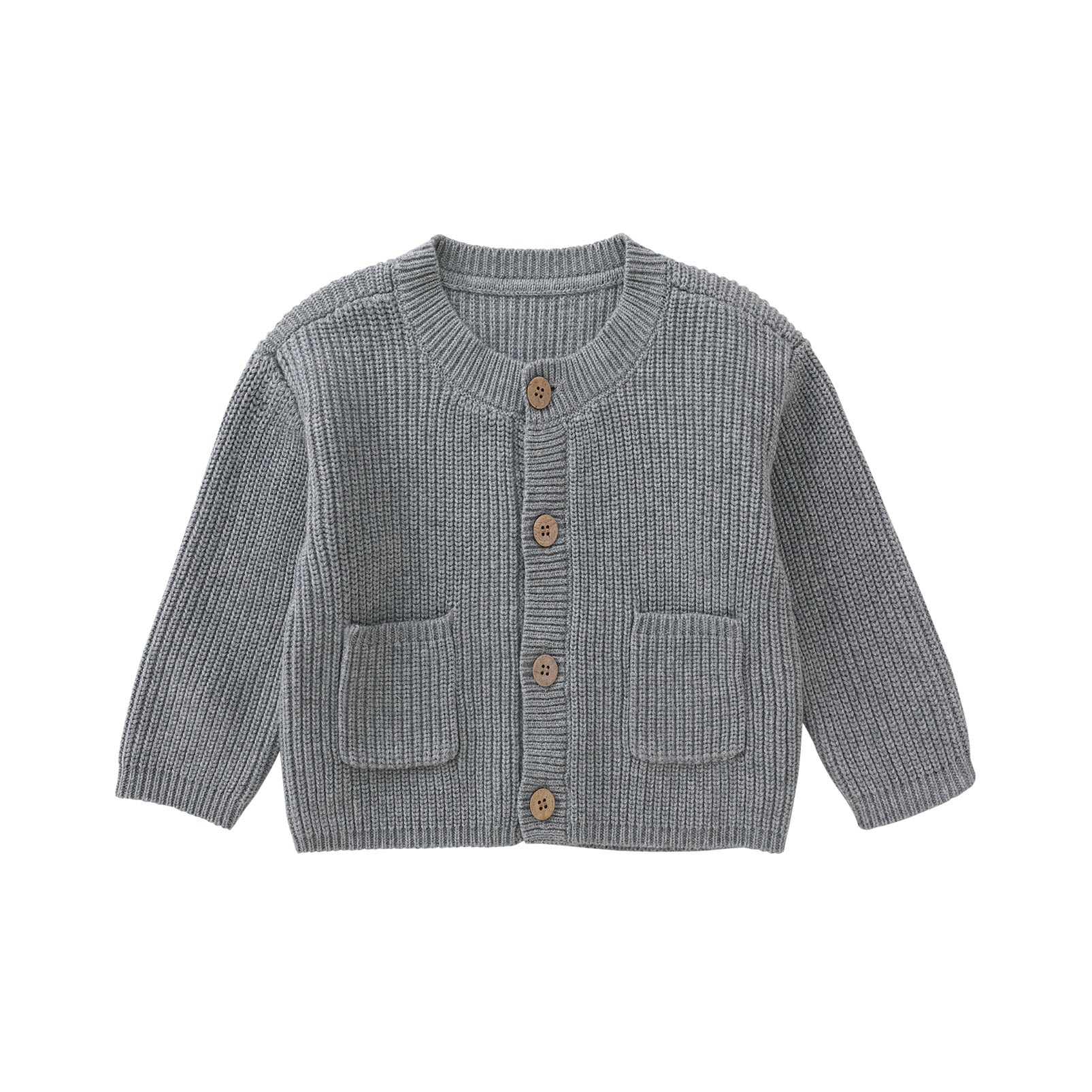 pureborn Infant Sweater Cotton Knitted Cardigan Outwear 3 color